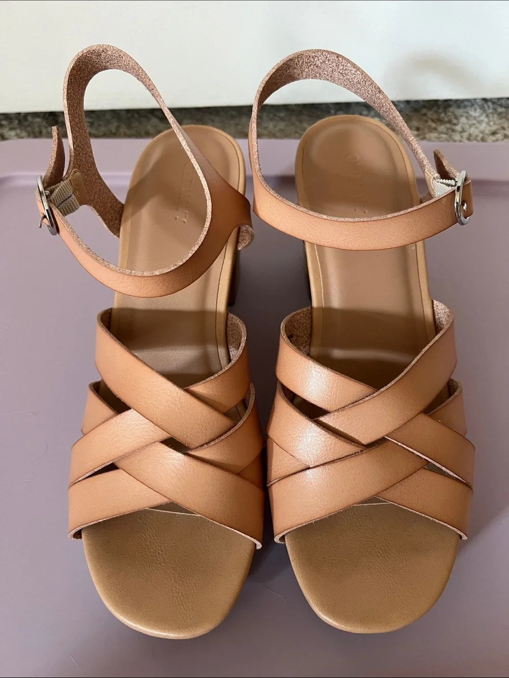 Old Navy Women’s Tan Strappy Slingback Sandals
